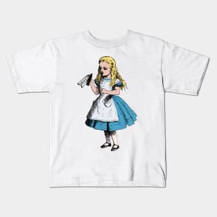 Alice Drink Me Kids T-Shirt